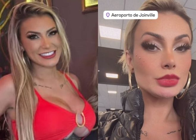 Andressa Urach participa de evento em Joinville e chama atenção nas redes sociais