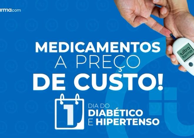 Dia do “Dia do Diabético e Hipertenso” da Ultrafarma acontece neste sábado, dia 1º