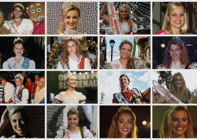 A história das rainhas da Oktoberfest Blumenau desde sua fundação